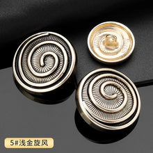 Vintage Gold Metal Shank Buttons, 10 Pcs Round Buttons for Suits and Coats - image 38