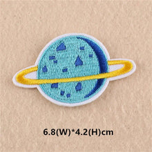 UFO Alien Rocket Space Patch for Clothing Punk Embroidered Patches On Clothes DIY Parches Applique