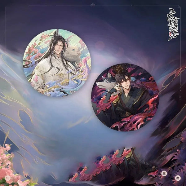 Erha and His White Cat Master Immortal Demon Series Badges Collected By Chu Wanning Mo Ran Fan Ren and Gu Zi Brooches Pins