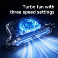 USB Car Seat Cooling Fan 3 Speed Settings Adjustable Automotive Front and Rear Seat Fan for All Cars Jeep Van Truck