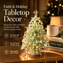 Handmade DIY Beaded Christmas Tree Making Kit Mini Crystal Bead Christmas Tree Desktop Decor Christmas DIY Craft Supplies Creati