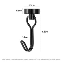 Heavy Duty Neodymium Rare Earth Magnetic Hooks for Cruise Ship Refrigerator Kitchen Home Office Hanging Organization Strong Hold