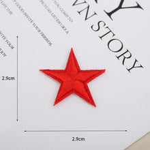 1pcs Small Star Embroidery Patches For Clothing Jeans Hat Iron on Sticker Love Appliques Stripes Garment Sewing Supplies
