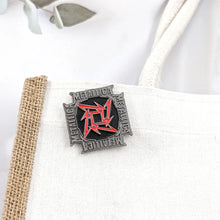 Metallica Enamel Pins Heavy Metal Rock Band Square Star Logo Brooches Punk Metal Badges Backpack Denim Jacket Lapel Pin Gift