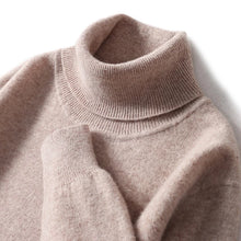 Jersey de cuello alto de cachemira para hombre, 100% lana pura, suéter de punto, básico, liso, elegante, casual, prendas de punto para hombre, otoño-invierno
