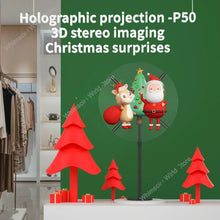 50cm Wifi Holographic Fan 3D Advertising Machine 576 LED Sign Neon Smart HD Player  Free large-capacity memory card