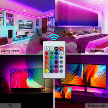 USB RGB LED Strip Lights with Bluetooth App and Remote, Music Sync, 1-30M - image 5