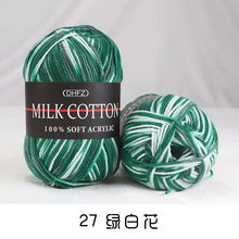 1Pc 50g Milk Cotton Knitting Yarn Crochet Yarn Hand Knitted Line DIY Knit Sweater Scarf Hat sock blanket amigurumi threads 120M