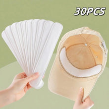 10/100Pcs Invisible Hat Sweat Absorber Stickers Liner Bands Sweatband Visor Hat Size Reducer Cap Anti-dirty Strips Pads Tape