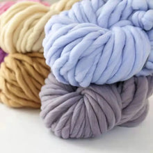 250g/roll Super Thick Natural Merino Wool Chunky Yarn DIY Hat Scarf Bib Wool Hand-knitted Blanket Thick Yarn for Knitting Wool
