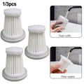 1/3pcs Filter  Element Dust  Filter For  Car Mini Wireless Vacuum Cleaner Washable Reusable Filters Replacement Parts
