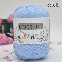 1Pc 50g Hand knitting 100% cotton yarn soft crochet yarn to knit sweater blanket hat line crocheting amigurumi doll bag threads