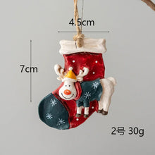 2022 Christmas Tree Decorations Christmas Resin Pendant Ornaments Home Decor DIY Kids Toys Gifts DIY Handmade Jewelry