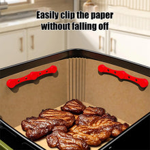 Hebilla magnética para revestimiento de silicona para freidora de aire, clips magnéticos de silicona para papel pergamino y hebilla de fijación para revestimiento de freidora de aire
