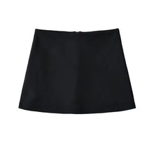Women Bodycon Mini Skirt with Shorts Summer Sexy Y2k Clothes Slim Fit Elastic A Line Club Party Black Pencil Skirts Streetwear