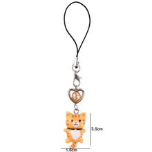 Phone Accessories Cat Pendant Cat Phone Strap Anti Lost Keychain Y2K Phone Charm Cute Cellphone Chain Phone Lanyard Jewelry Gift