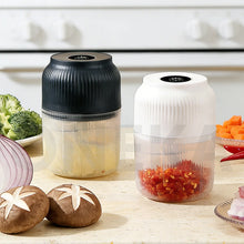 6-Blade Electric Mini Garlic Chopper USB Chili Pepper Grinder Kitchen Tool for Crushing Garlic Ginger Vegetables Baby Food Gift