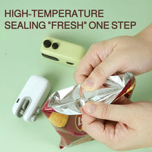 2 in 1 Portable Mini Sealer&Opener for Snacks Rechargeable Vacuum Sealer Home Use  Preservation Sealing Machine