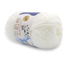 TPRPYN 50g 1 ud. 95M Hilo de algodón de leche para tejer, manta hecha a mano, suéter, bufanda, muñeca, hilo de ganchillo, hilo de lana