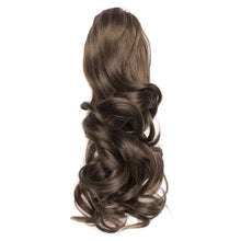 Long Hair Bun Wig Ponytail High Temperature Silk Fiber Clip 17 Inch Natural Looking Wig Fashion Elegant Long Hair Daily Curl Wig
