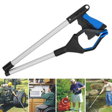Grabber Tool 32" Trash Picker  with Strong Magnetic Tip Deft Claw Reacher Grabber for Elderly 360° Rotating Foldablegripper