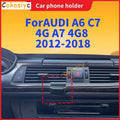 Auto Gadgets For Car AUDI A6 C7 4G A7 4G8 2012-2018 Car Phone Holder Special Fixed Bracket Base Wireless Charging Accessories
