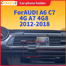 Auto Gadgets For Car AUDI A6 C7 4G A7 4G8 2012-2018 Car Phone Holder Special Fixed Bracket Base Wireless Charging Accessories