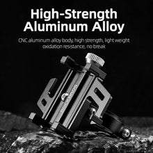 ROCKBROS Bike Phone Holder Aluminum Alloy Bike Stand Adjustable 360 Rotation Bicycle Phone Mount Motorcycle Bike Accessories