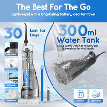 Mornwell Electric Toothbrush with Water Flosser Combo: Portable Oral Clean Kit for Teeth Brushing & Flossing,for Multiple Users