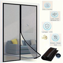 No-Drill Magnetic Mesh Door Curtain - Invisible Mosquito & Insect Proof Screen for Home Use