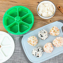 6 in 1 Onigiri Mold Triangle Sushi Mold Bento Box Sushi Making Kit Sushi mold Sushi Press Maker Rice Ball Mold Cooking Tools