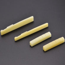 6 String Real Guitar Bone Nut 42*6*9MM/43*6*9MM and 72*3*9mm/72*3*12mm Bridge Saddle  Bone for acoustic/ LP electric guitar