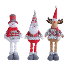 casa decoração decoracion casa Home decoration Christmas Santa Snowman-Reindeer Christmas Decoration Leg Table Mantel Decoration