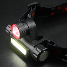 Outdoor Waterproof Camping Fishing Mining Lantern Headlight COB LED Headlamp Torch Rechargeable Headwear Flashlight With Magnet