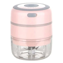 Electric Mini Garlic Chopper  Portable Cordless Vegetable Blender, Onion Mincer with USB Charging for Baby Food, Chili, Herbs