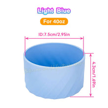 SW 40oz Silicone Cup Bottom Cover for Stanley Quencher Adventure Tumbler Protective Water Bottle Sleeve Antislip Cup Boot Sleeve