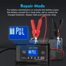 HTRC 20A/25A Car Battery Charger High Power Smart Charger for Lithium LiFePO4 AGM GEL Lead-acid Battery 12V 24V Charger for Car