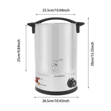 8L/10L/12L/15L Wax Melter for Candle Making, 1.8KW Electric Wax Melt Oven Stainless Steel Wax Melting Pot Wax Warmer Machine Kit