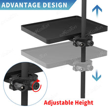 Universal Microphone Stand Tray High Quality Plastic Recording Sound Card Tray Live Streaming Music Stand Studio Mic Accessories