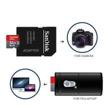 Sandisk Memory Card 256GB 128GB 64GB 32GB TF Micro SD Card Class 10 UHS-1 Flash Card Memory for Smartphone PC+Card Reader