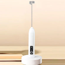 Wireless Milk Frother Electric Type-C Handheld Blender Stainless Steel Mini Coffee Maker Whisk Mixer for Coffee Cappuccino Cream