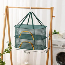 Folding Food Drying Net Anti-mosquito Folding Dry Rack Hanging Basket Herb Drying Net Hanging Basket Dryer Bag For Plants Fruit