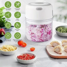 1pcs Electric Garlic Chopper Automatic Garlic Mincer 100/250mL Food Chopper Portable Vegetable Grinder Onion Mixer Kitchen Tool