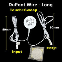 Penetrable 25mm Wood Panel Wireless Touch Sensor LED Light Switch Control 12V 24V 60W Hand Sweep Control Dimmable Touch Dimmer