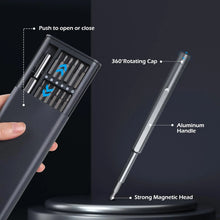 Precision Screwdriver Set 25 in 1 Phillips Torx Hexagonal Flat Head Magnetic Screwdriver Head for iPhone PC Watch Camera Glasses