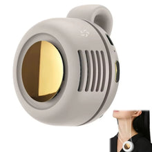 Portable Silent Mini Bladeless Electric Fan, Small Fan Clip on Shirt Waist Mini Bladeless Fan Adjustable 3-Speed For Outdoor NEW