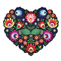 Heart Shape Flower Embroidery Applique Patches For Clothing Iron On Patch DIY Clothes Jackets Sewing Craft