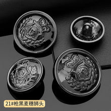 Vintage Gold Metal Shank Buttons, 10 Pcs Round Buttons for Suits and Coats - image 26