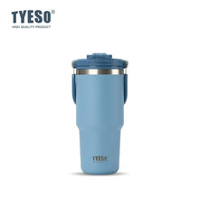 TYESO Large Capacity Stainless Steel Thermo Bottle Car Coffee Cup Keep Cold and Heat Thermal Mug Sport Water Bottle Vacuum Flask