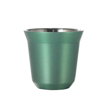 Verano Nuevo Vaso Sencillo de Fondo Plano de Acero Inoxidable, Vaso de Café en Cápsula de Doble Capa con Tanque Interior, Vaso de Agua de Color Sólido de Alta Calidad